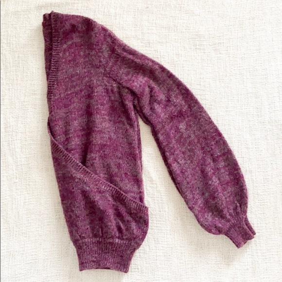 Free People- Amethyst Karina wrap sweater - Picture 4 of 4